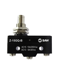 Microswitch Para Piston Largo De Acero Fijacion Con Tuercas