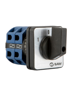 Conmutador Bipolar De 2 Vias Con Posicion 0 De 25a 380v