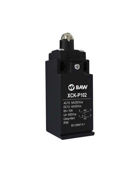 Fin De Carrera A Piston Con Roldana De Acero